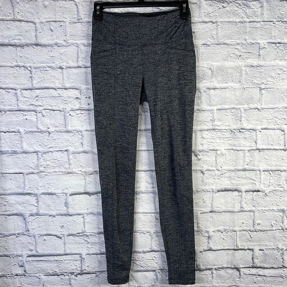 Athleta Pants & Jumpsuits | Athleta X Small Metro Textured Tight Gray - Picture 1 of 7